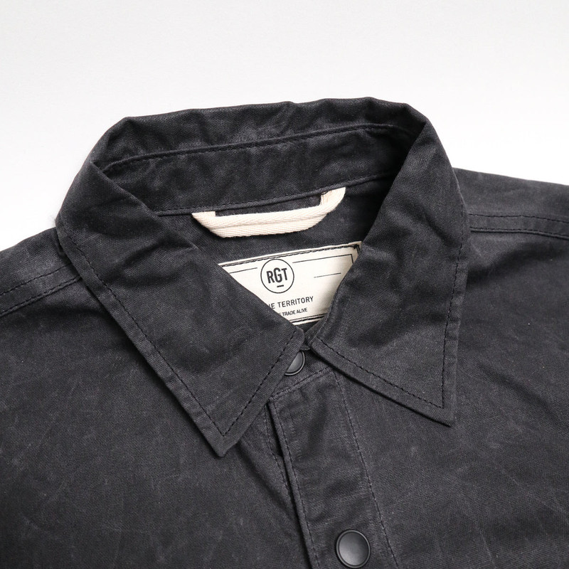 Rogue Territory Patrol Shirt Grey Waxed Canvas outlook