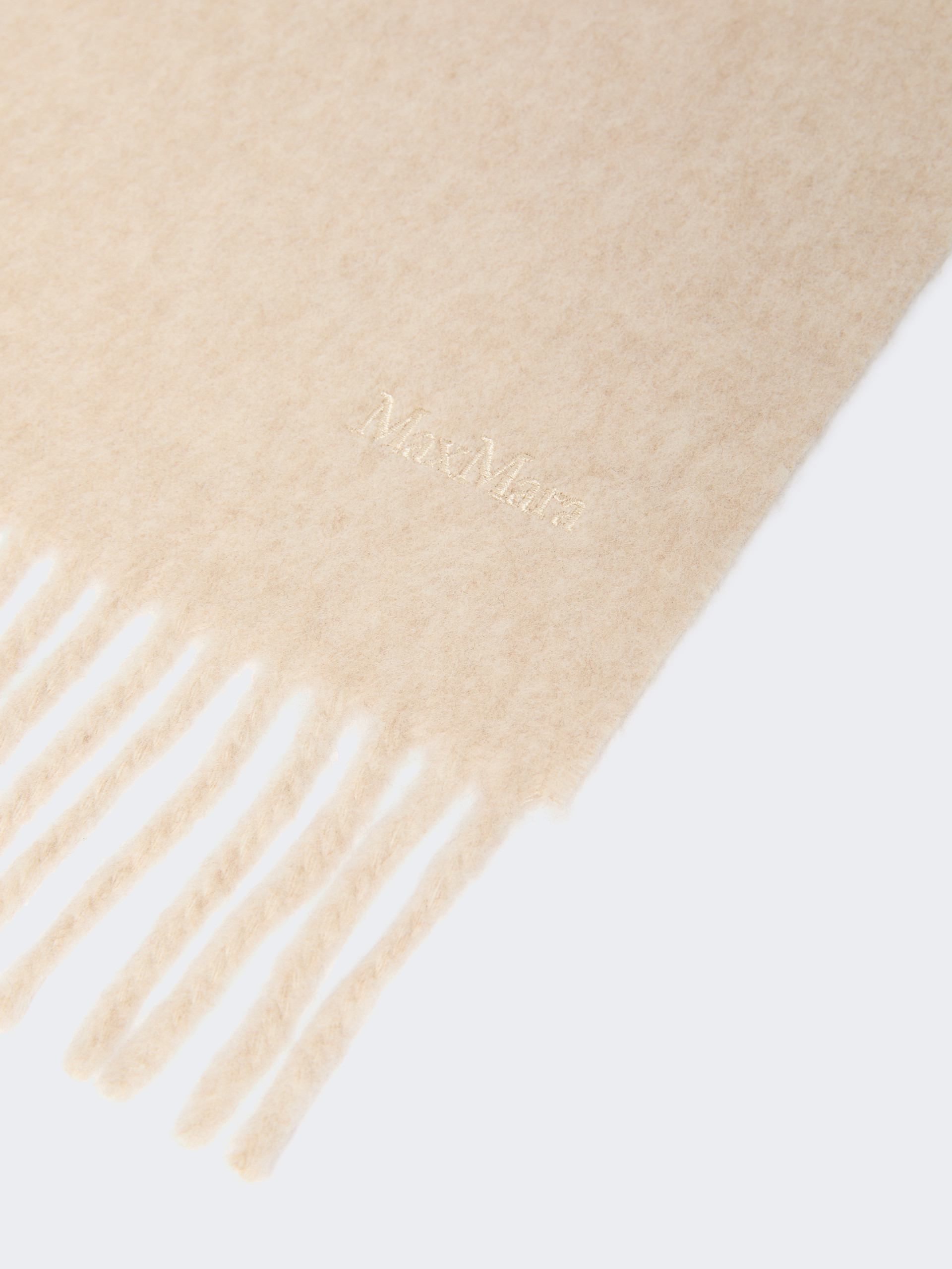 SCILLI Embroidered wool scarf - 2