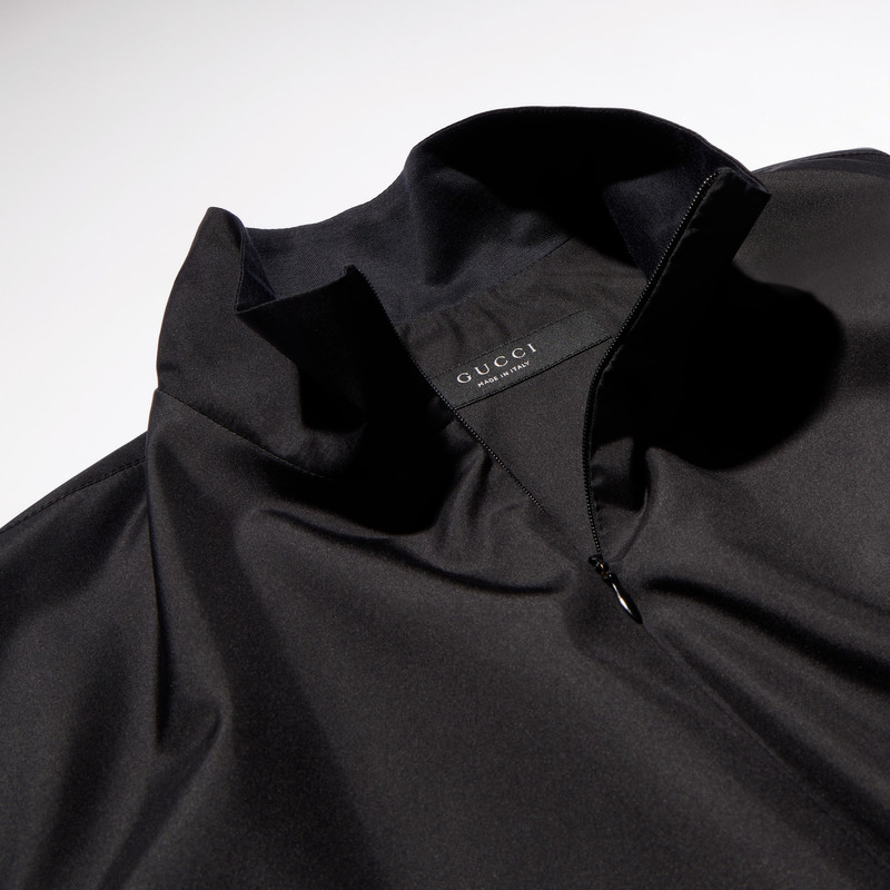 Technical silk poplin zip jacket 6