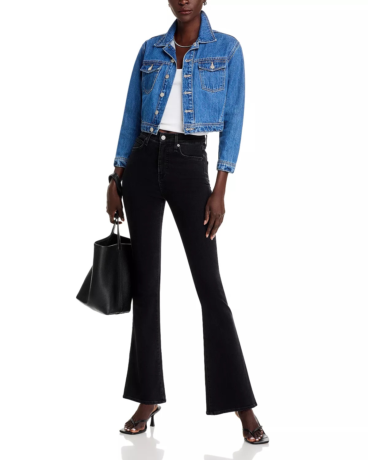 Koda Cropped Denim Jacket - 2