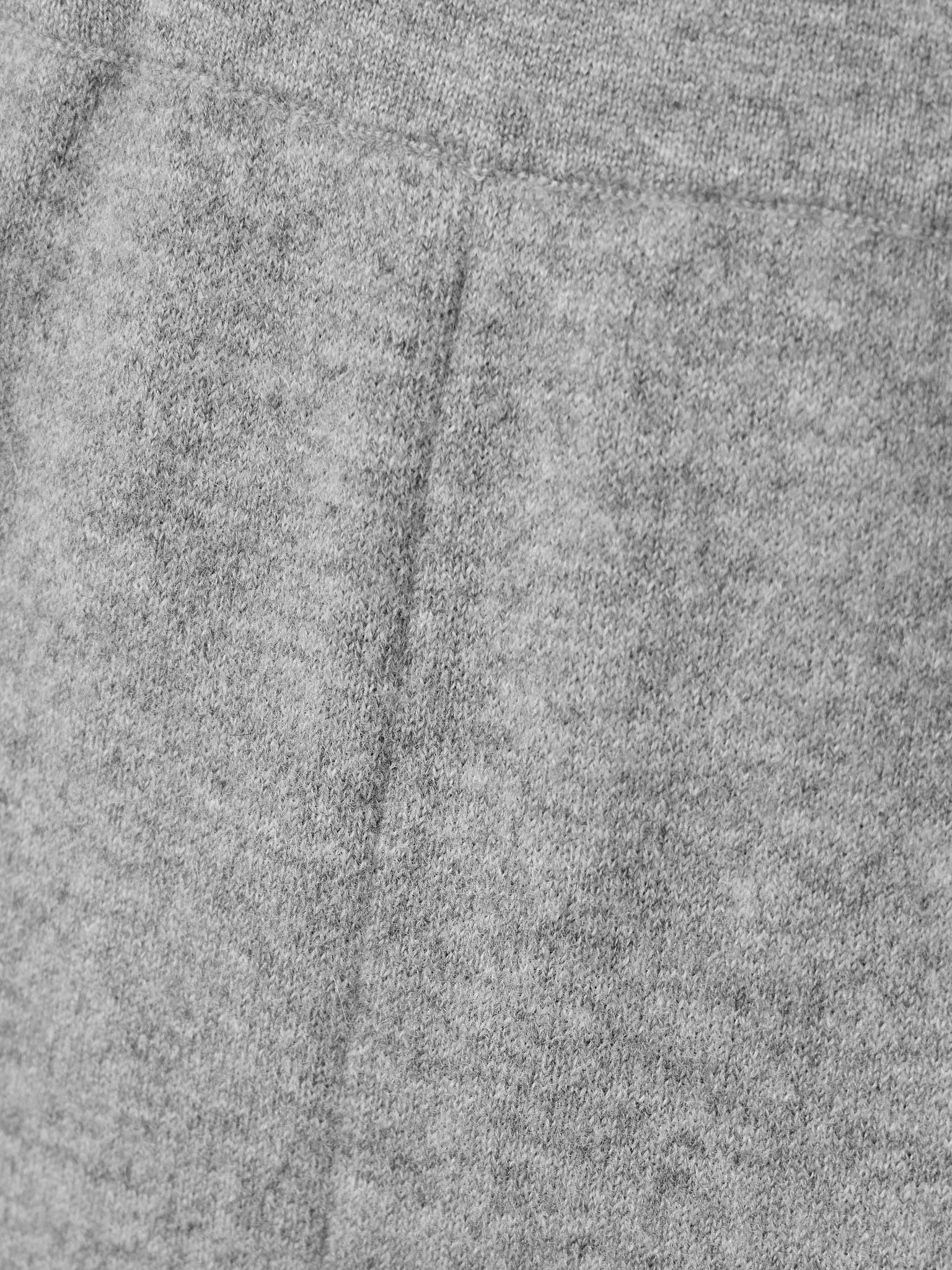Liyana cashmere tapered track pants Light gray - 5