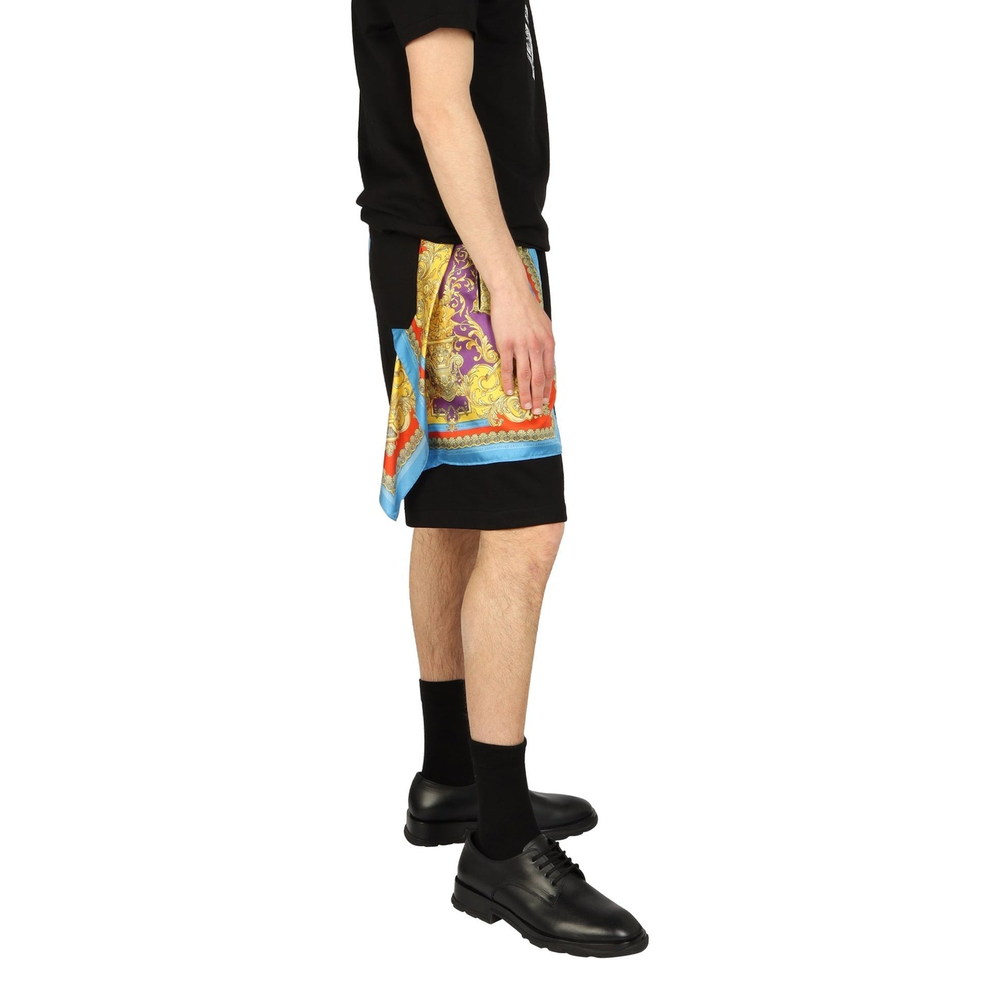 Versace Barocco Goddess Night Print Shorts Men - 2