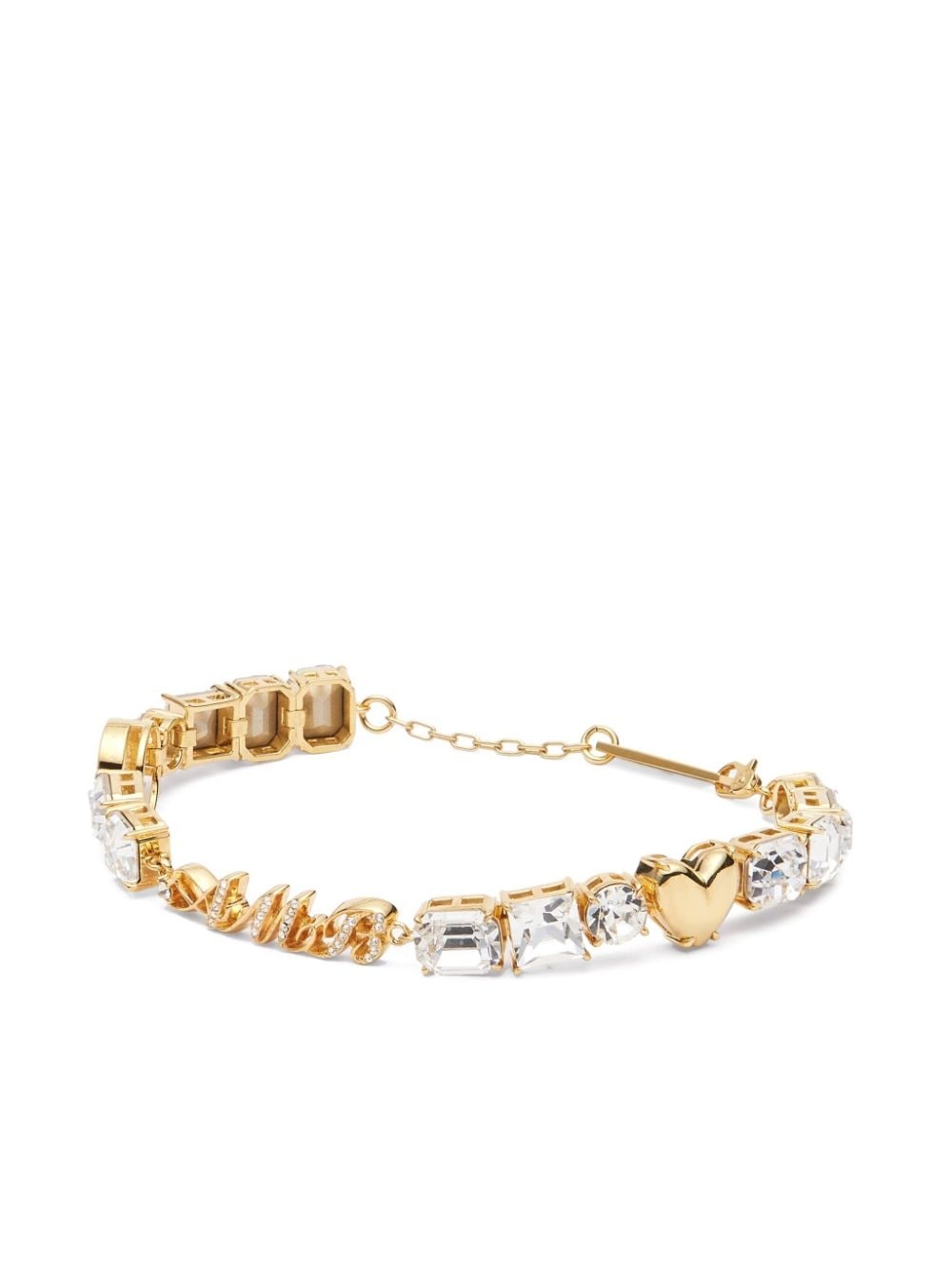 Iced crystal-embellished bracelet - 2