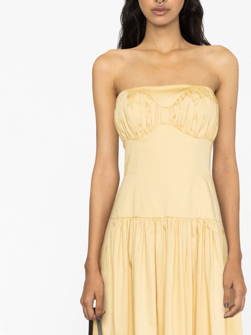 Lauryn strapless midi dress - 5