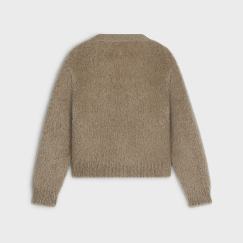 CELINE cardigan jacket in brushed mohair outlook
