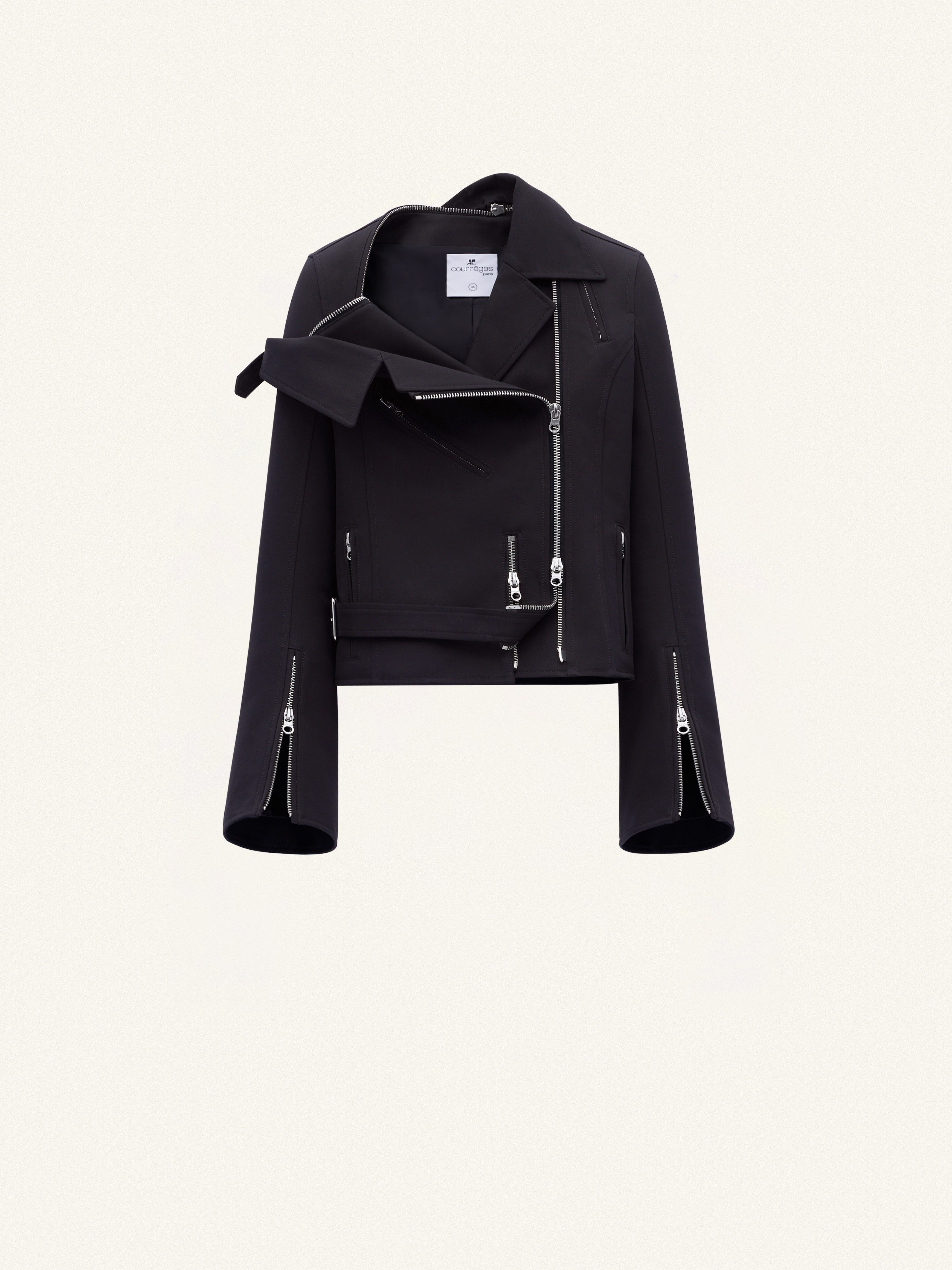 MODULAR COTTON BIKER JACKET - 2