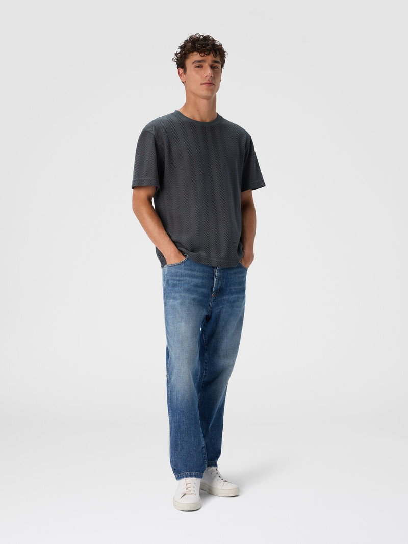 Missoni Crew Neck T-Shirt in Cotton-Viscose Raschel outlook