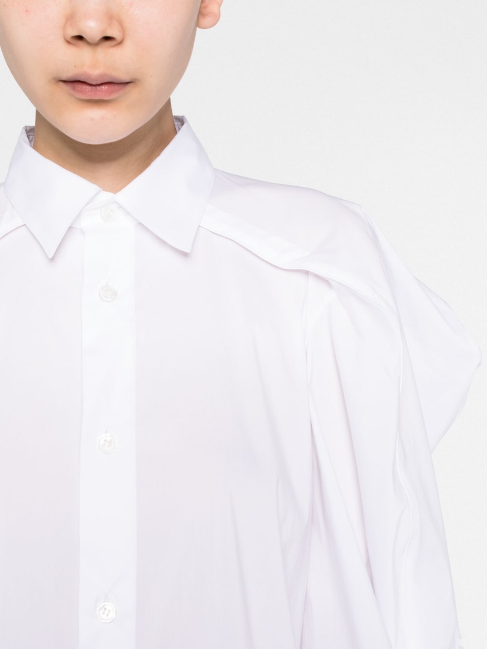 long sleeve button-fastening shirt - 5