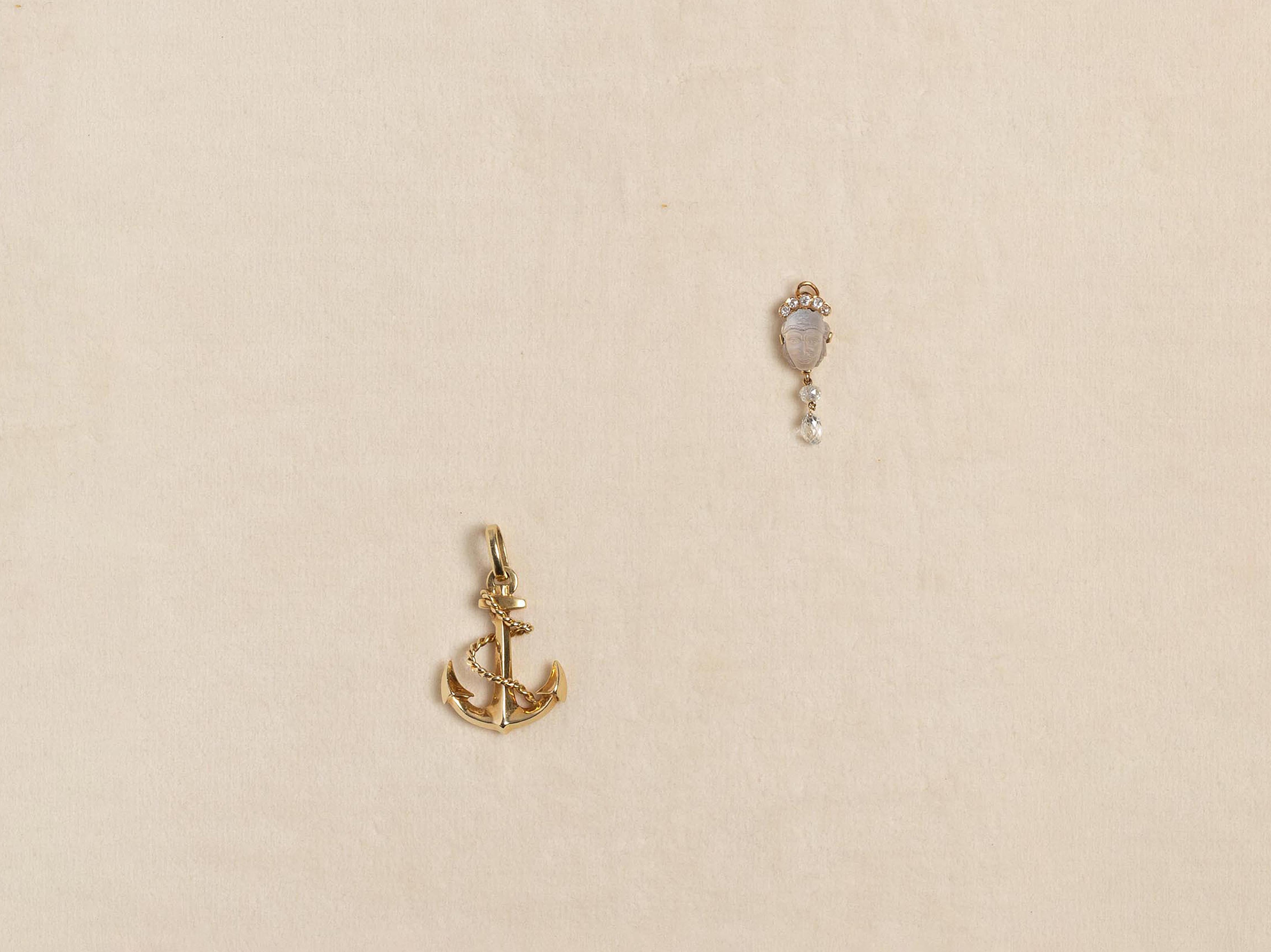 ANCHOR PENDANT IN 18kt GOLD - 4