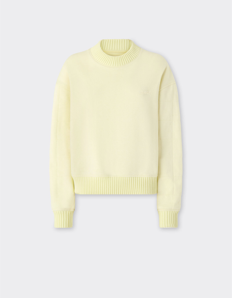 Cotton and cashmere sweatshirt 1