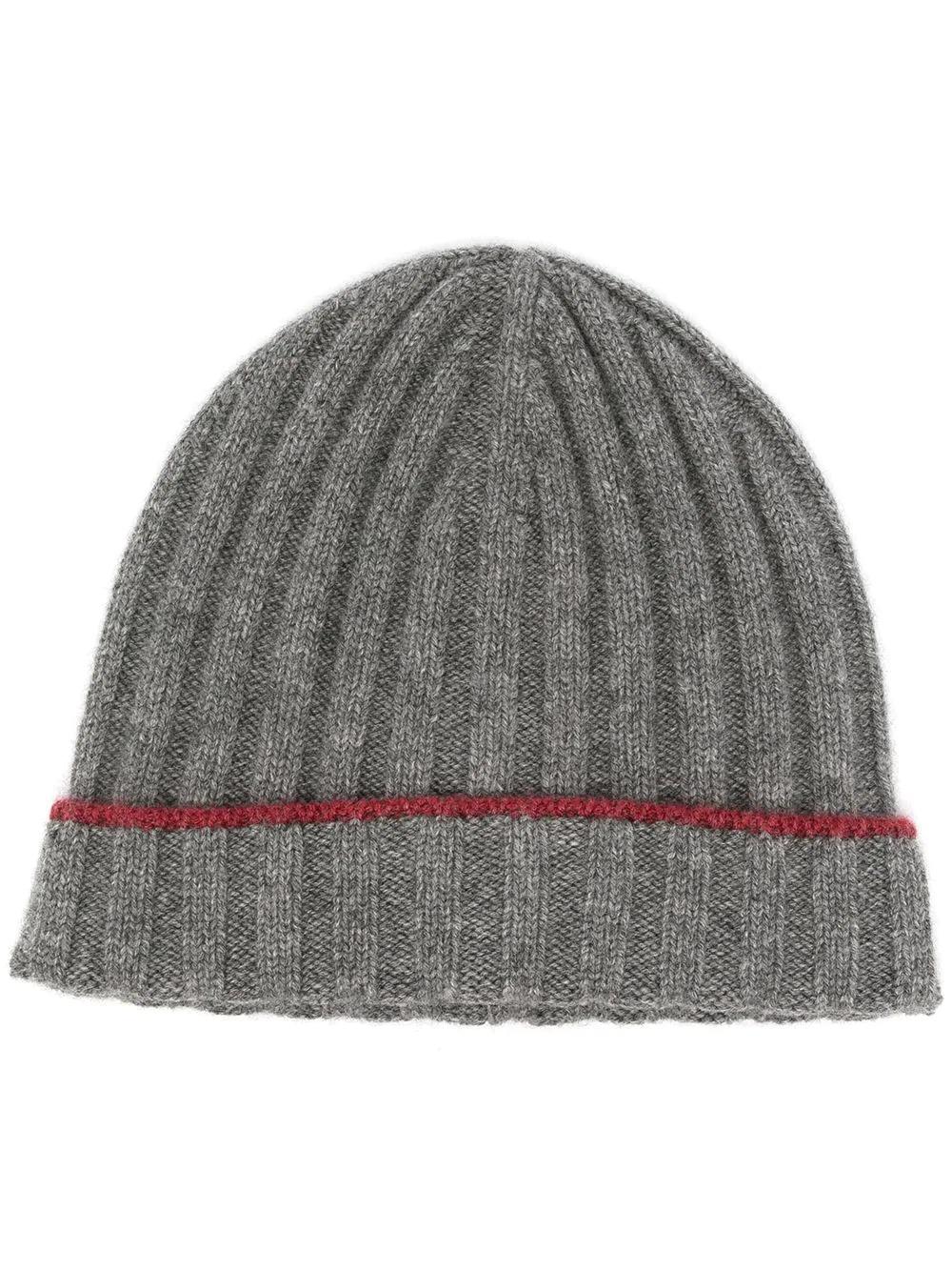 ribbed-knit cashmere beanie - 1