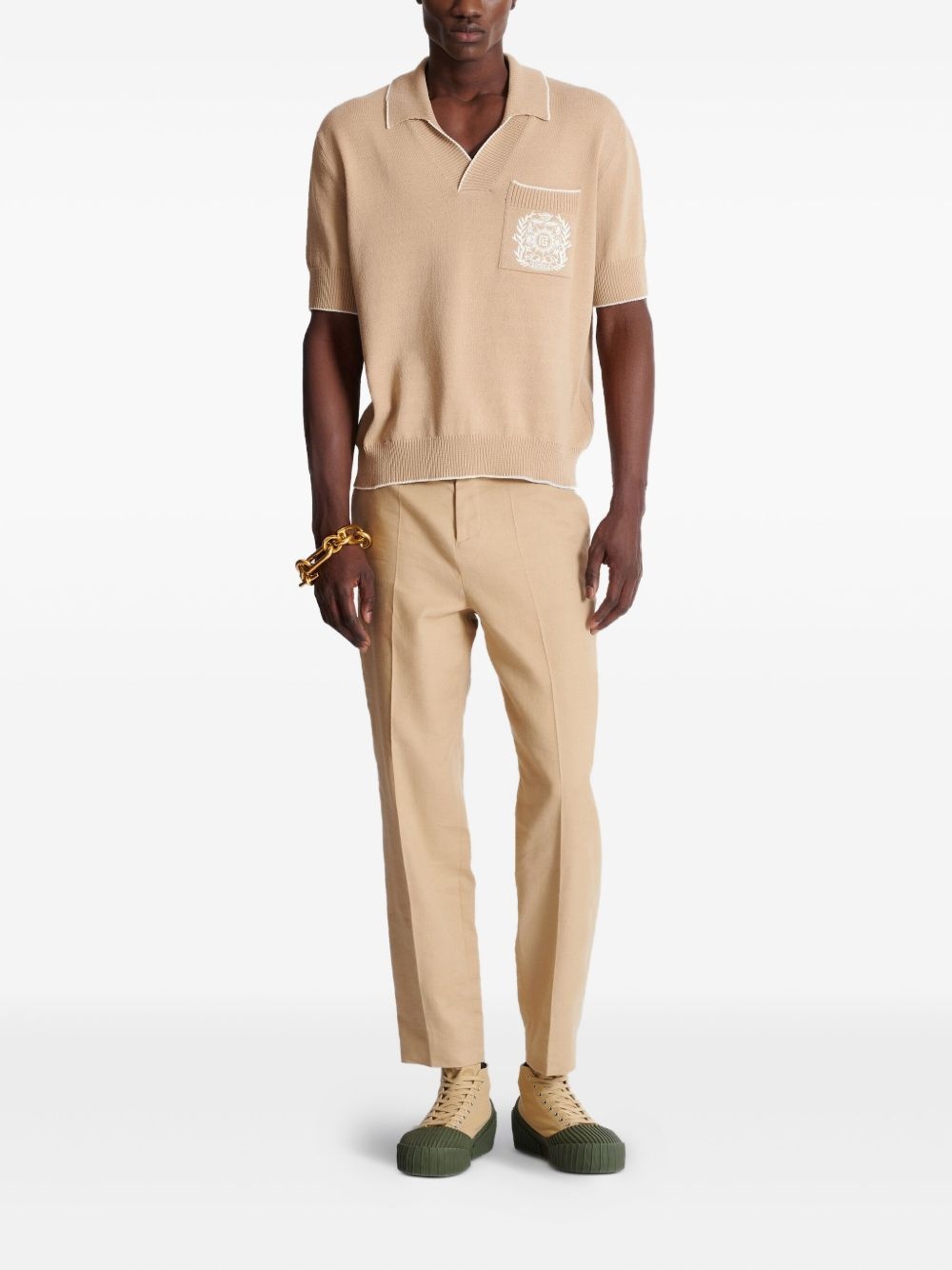 pressed-crease trousers - 2