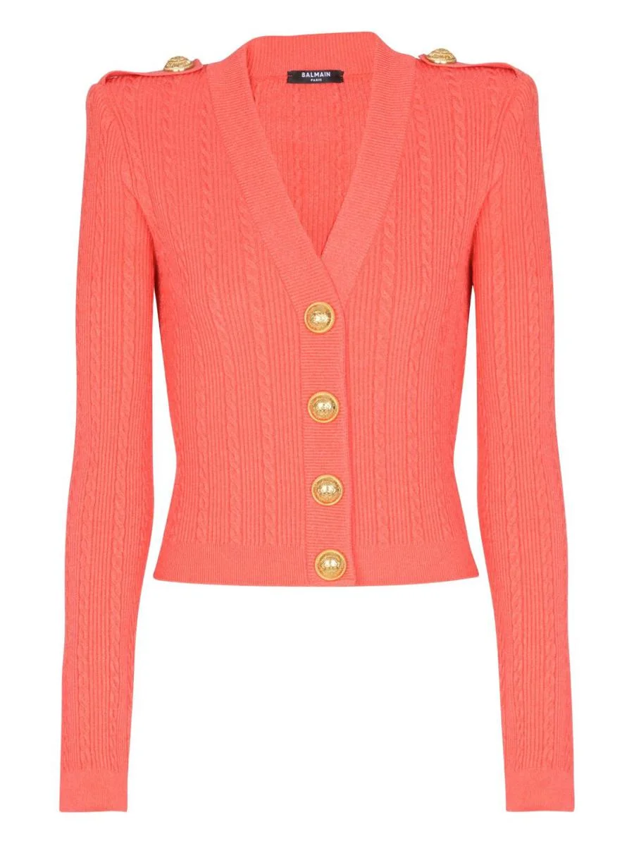 Balmain V-Necked Cardigan - 1