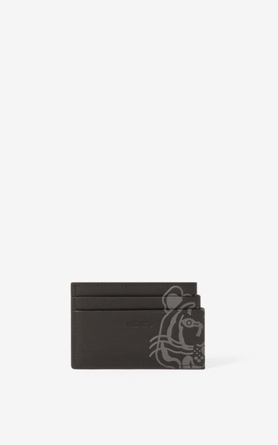KENZO K-Tiger leather card holder outlook