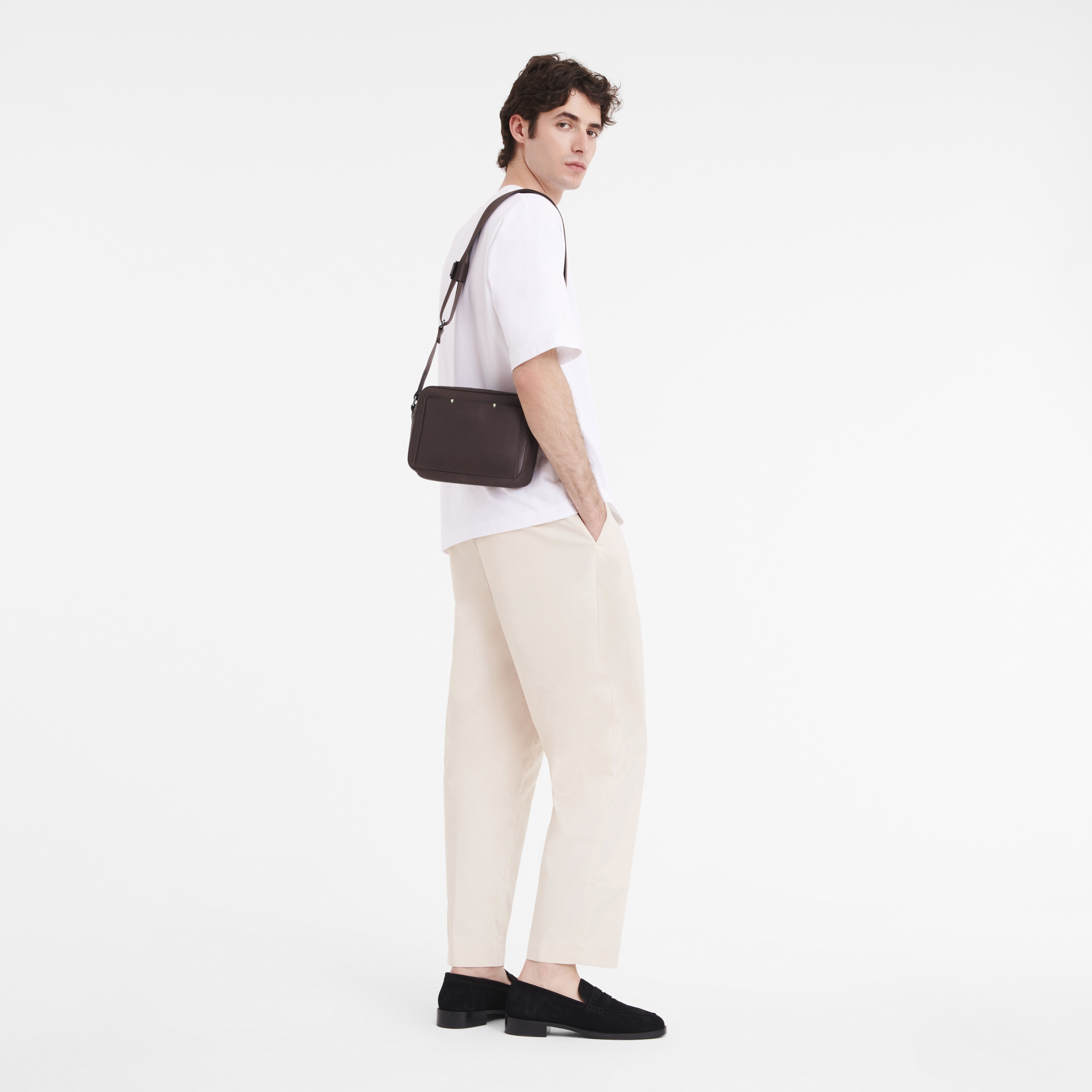 Longchamp sur Seine S Camera bag Mocha - Leather - 2