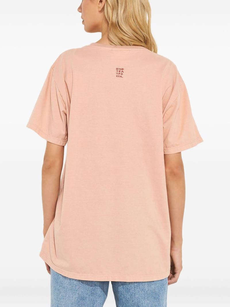 round-neck printed T-shirt 4