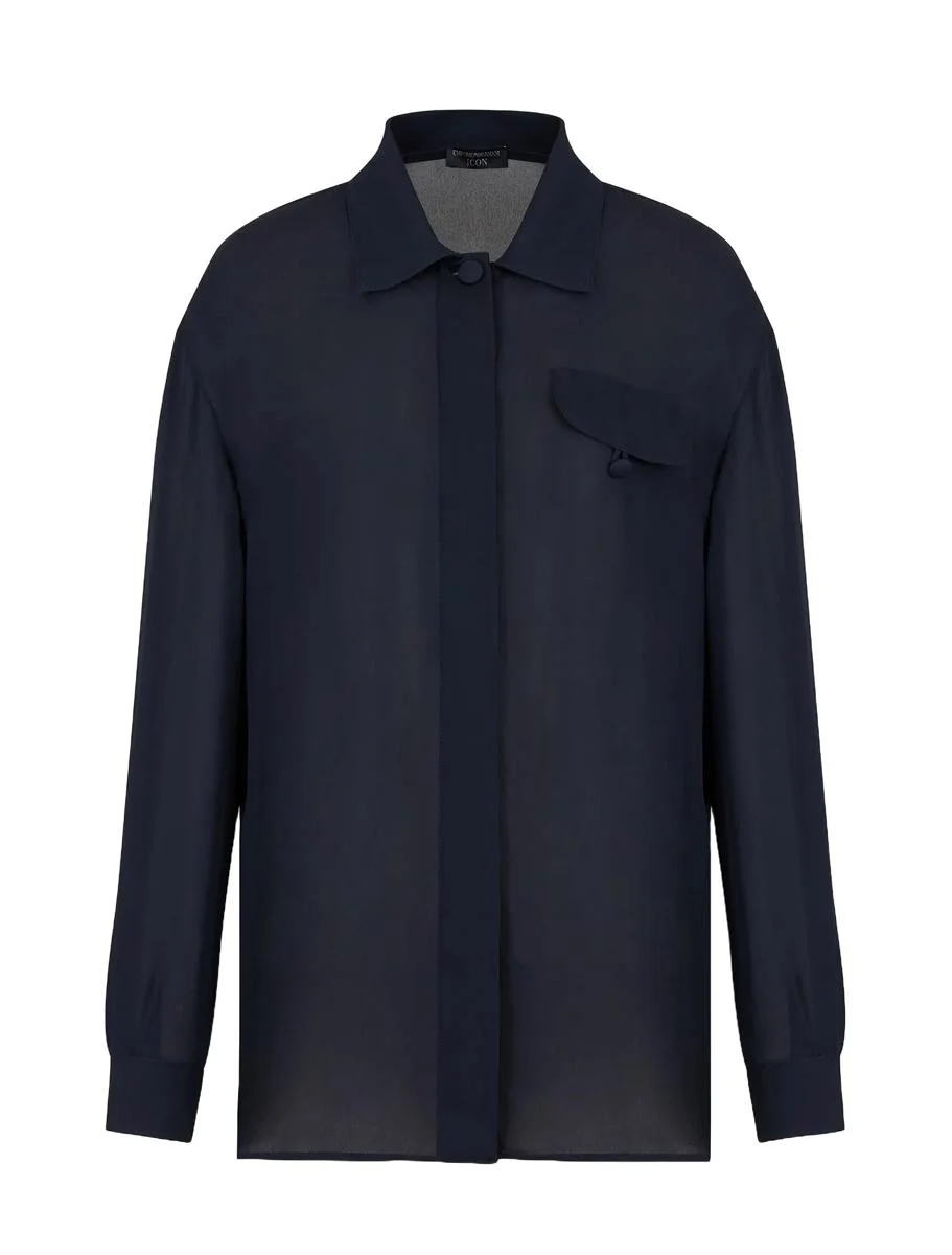 Emporio Armani Shirts Blue - 1