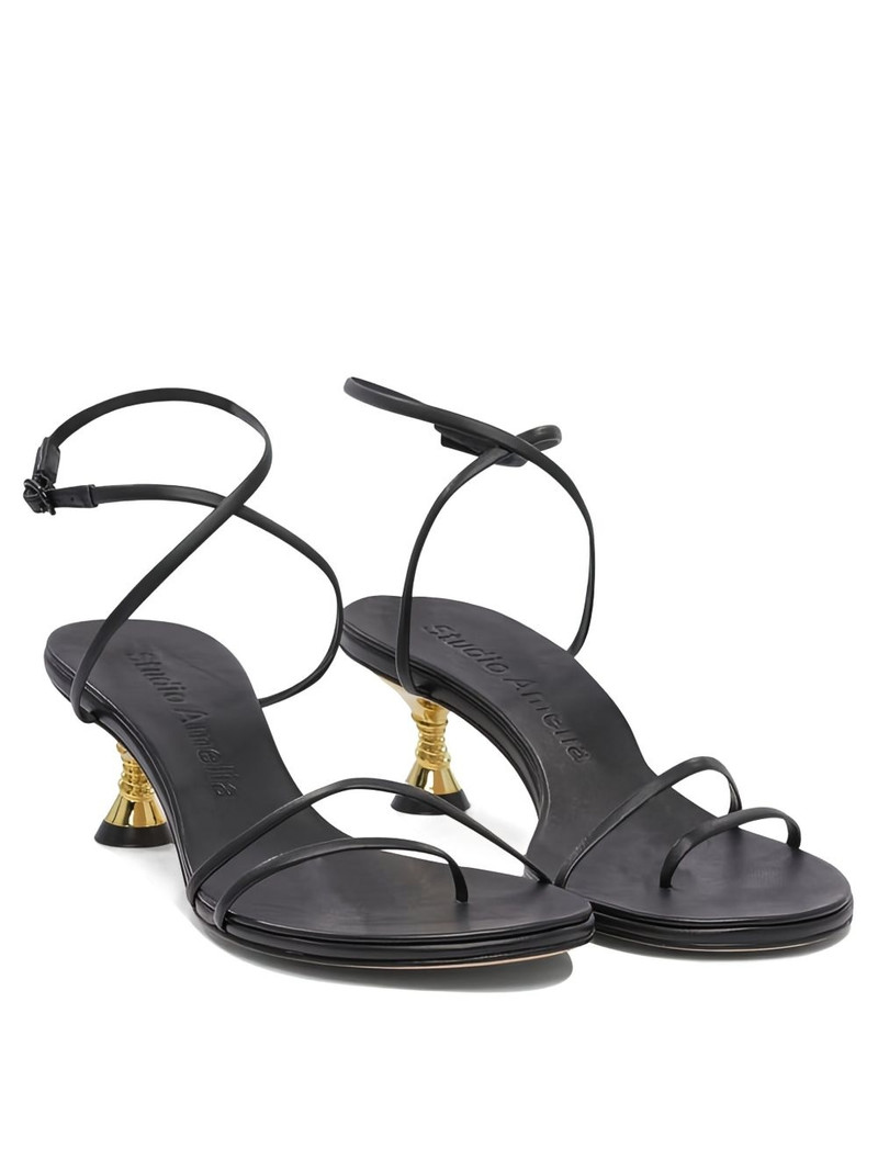 Studio Amelia 50mm helix-shaped heel sandals outlook