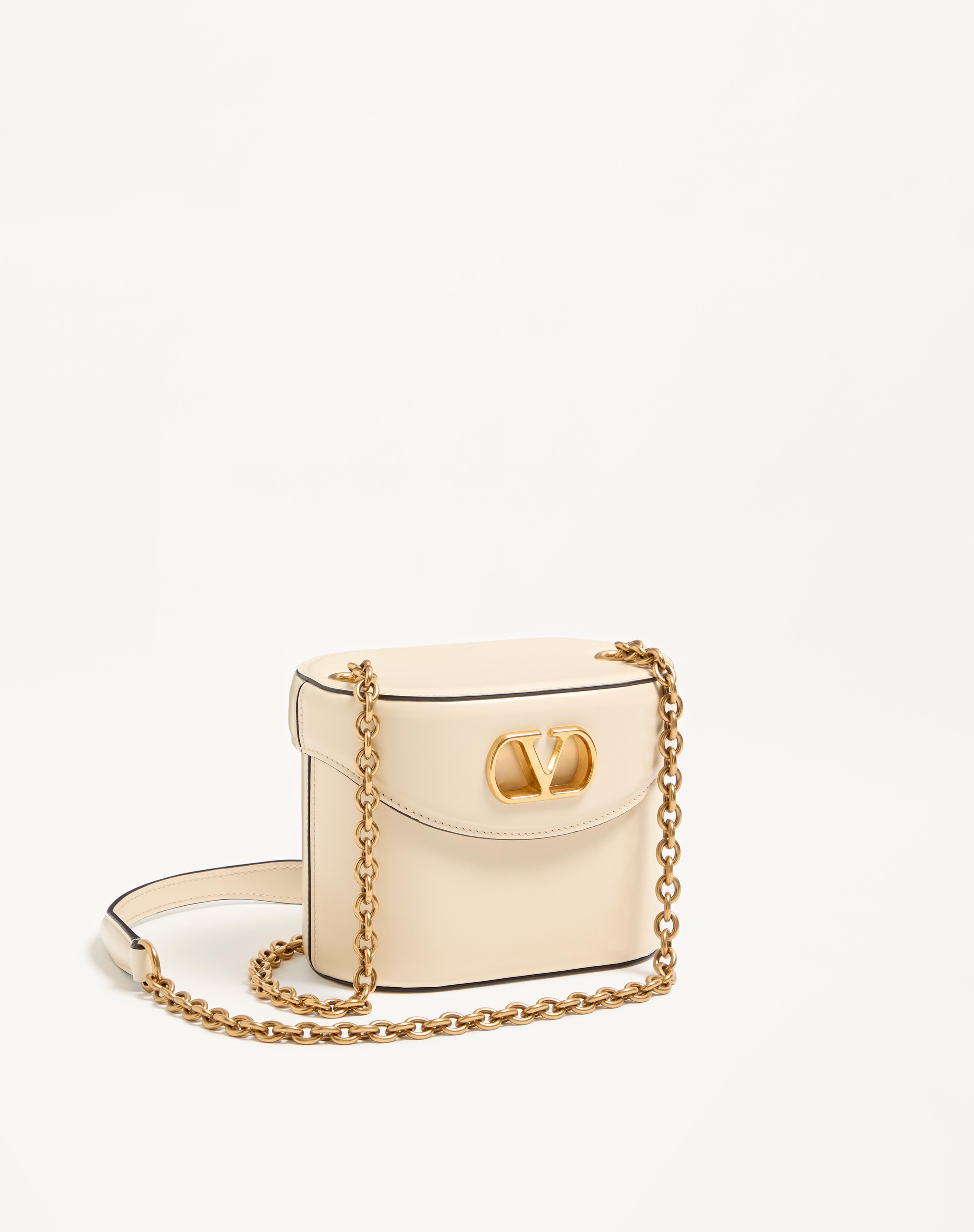 VALENTINO GARAVANI VAIN VANITY BAG IN SHINY CALFSKIN - 3