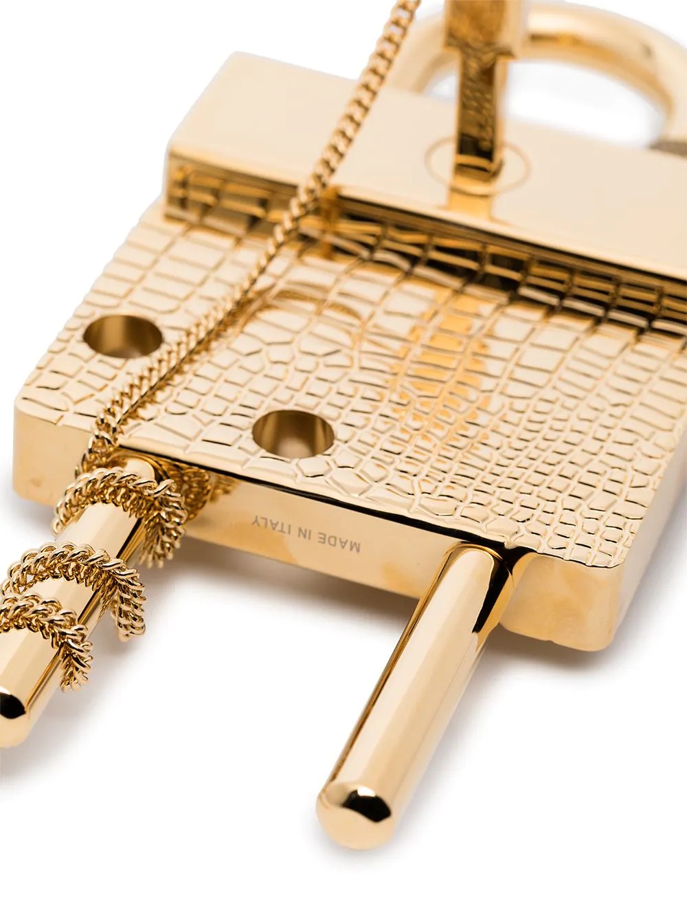 crocodile-effect padlock - 2