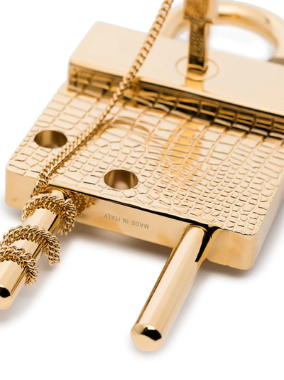 Givenchy crocodile-effect padlock outlook