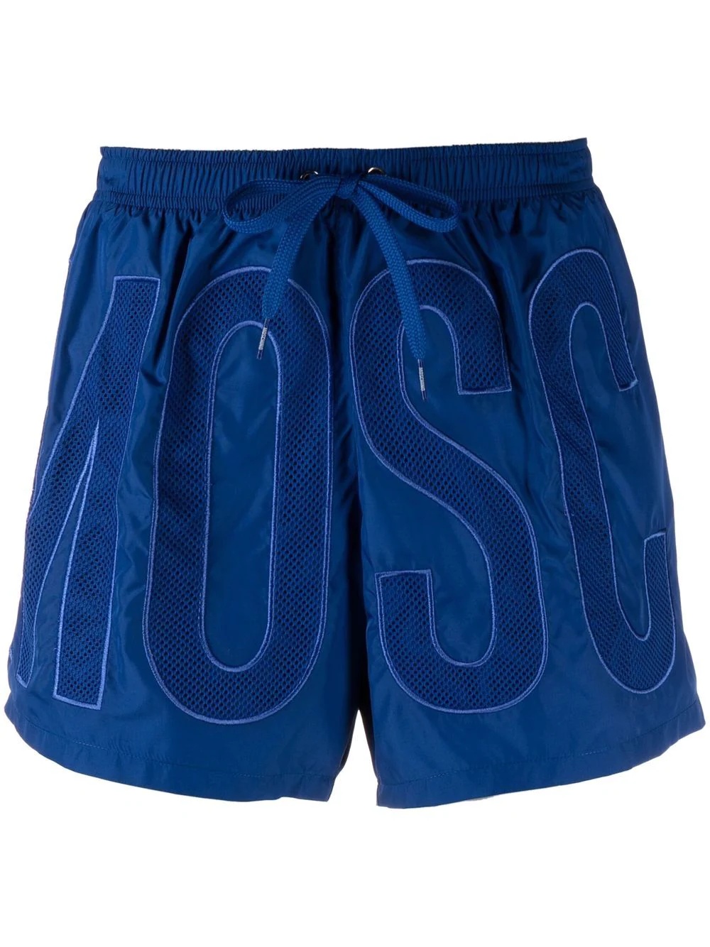 logo embroidered swim shorts - 1