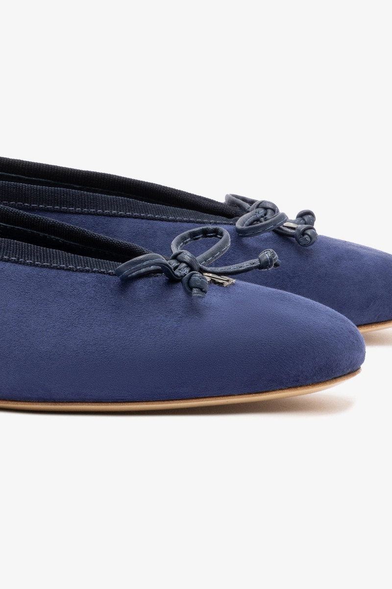 Pavlova Ballet Flat In Indigo Suede 4