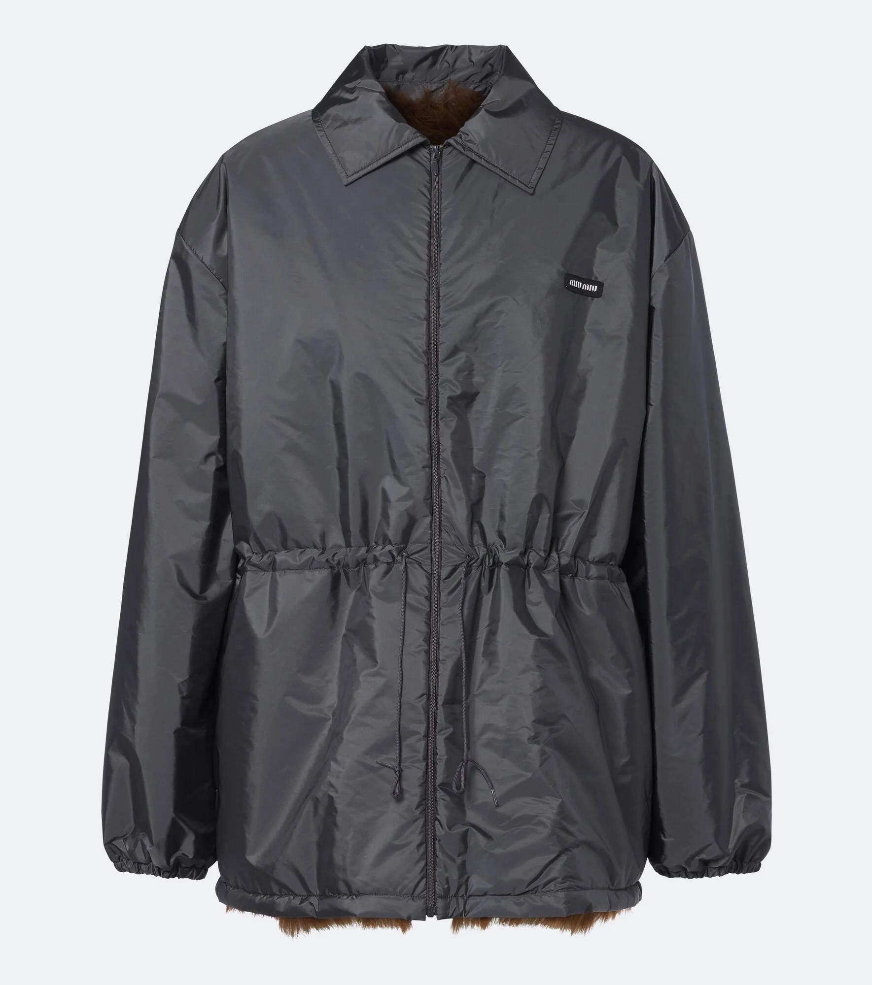 Shearling-lined blouson jacket - 1
