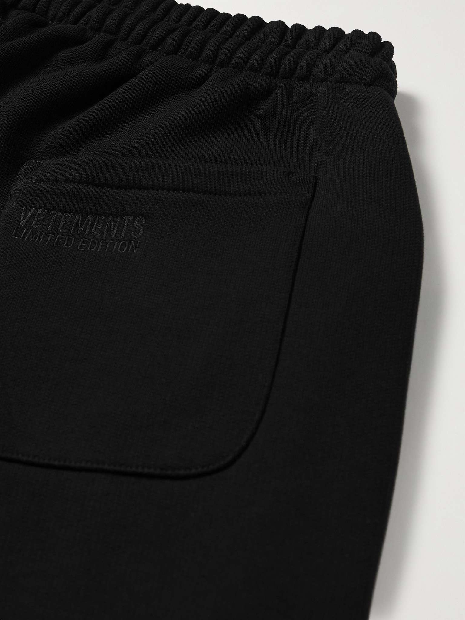 Logo-Print Cotton-Blend Jersey Sweatpants - 5