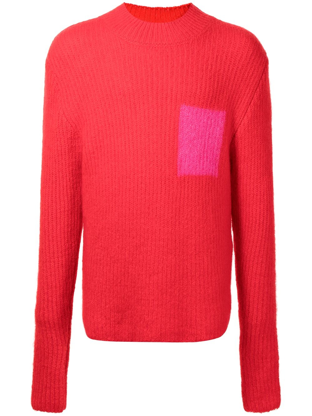 mock-neck jumper - 1