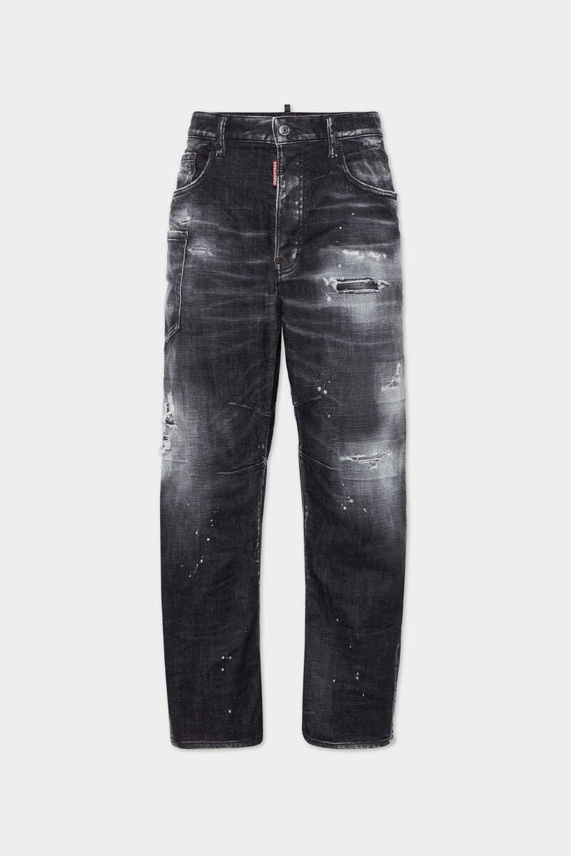 BLACK ROCKY MOUNTAINS WASH KAWAII JEANS - 1