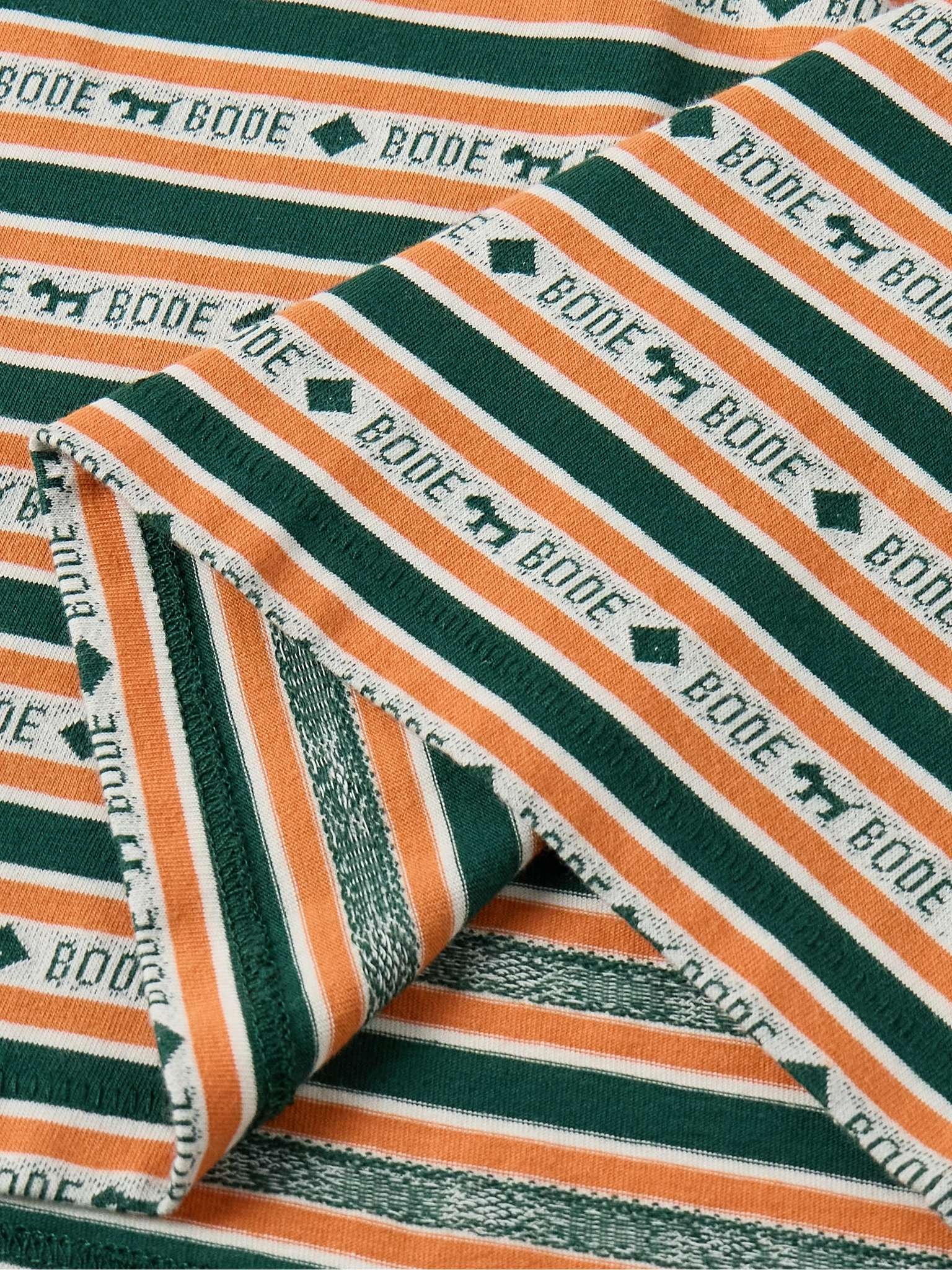 Scottie Striped Cotton-Jacquard T-Shirt - 4