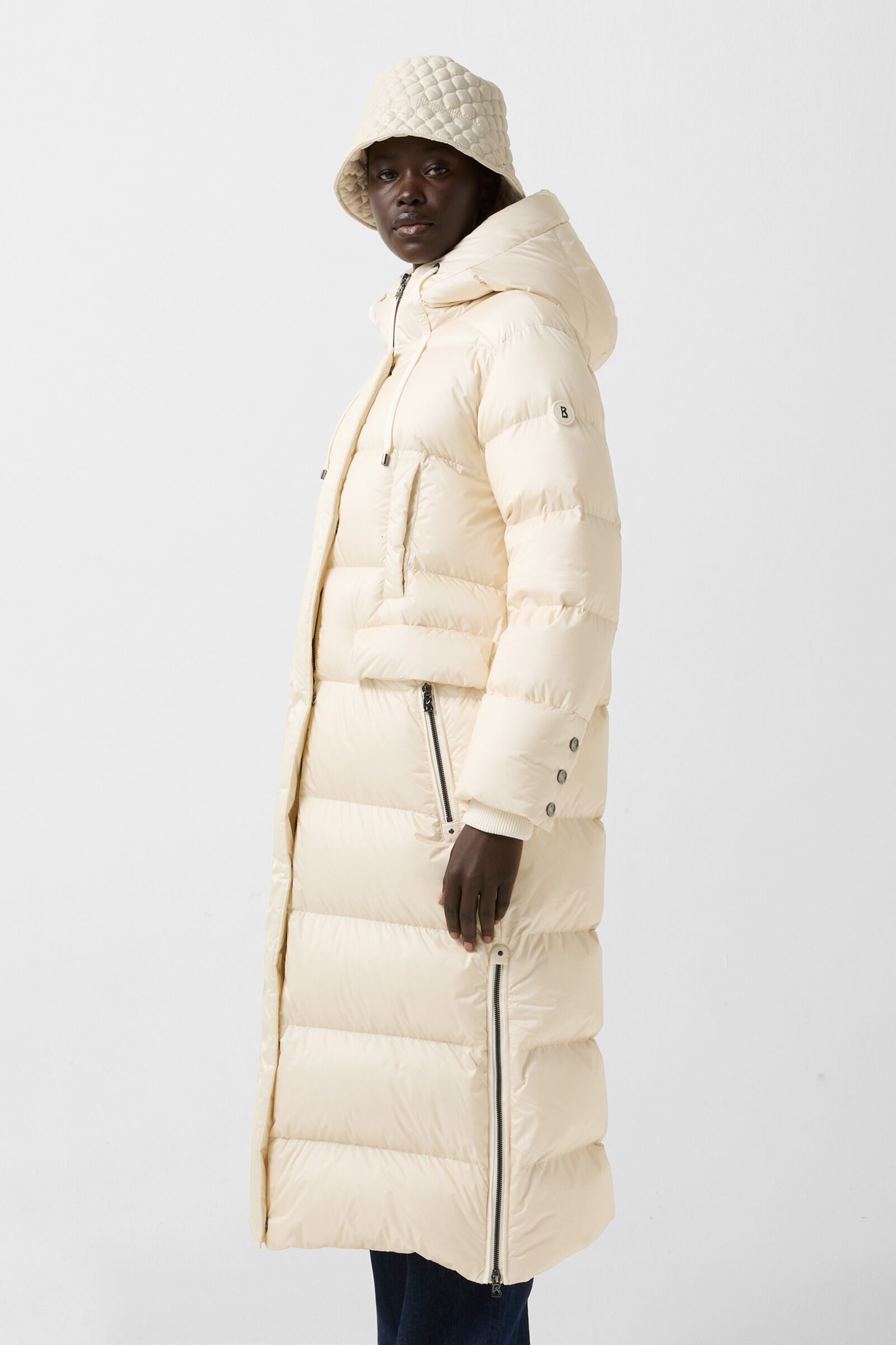 Jonna down coat in Cream - 2