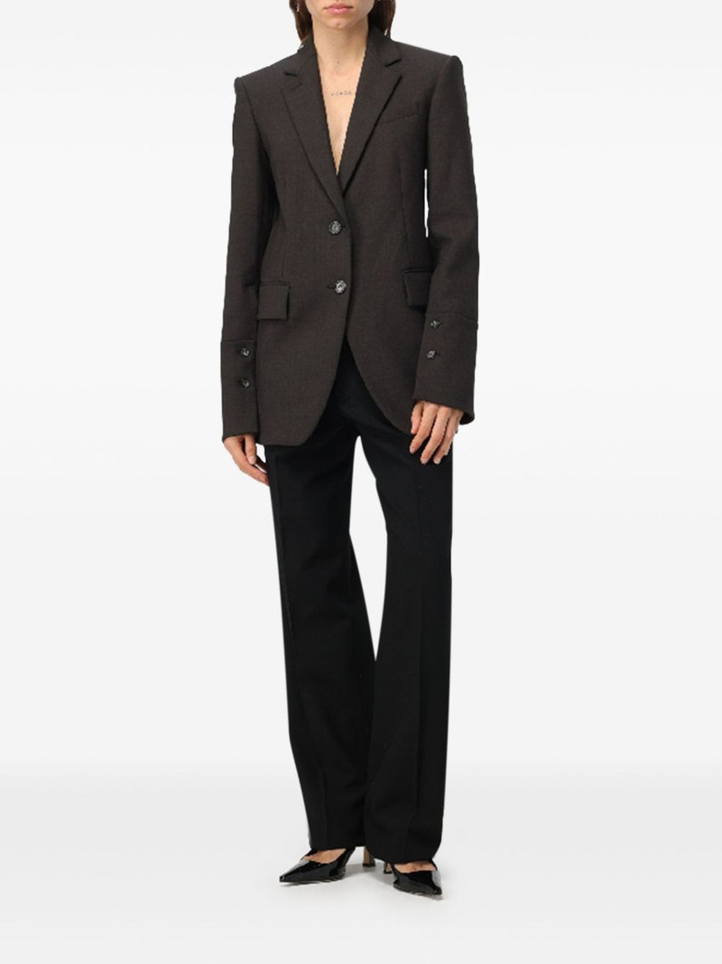 Sportmax buttoned single-breasted blazer outlook