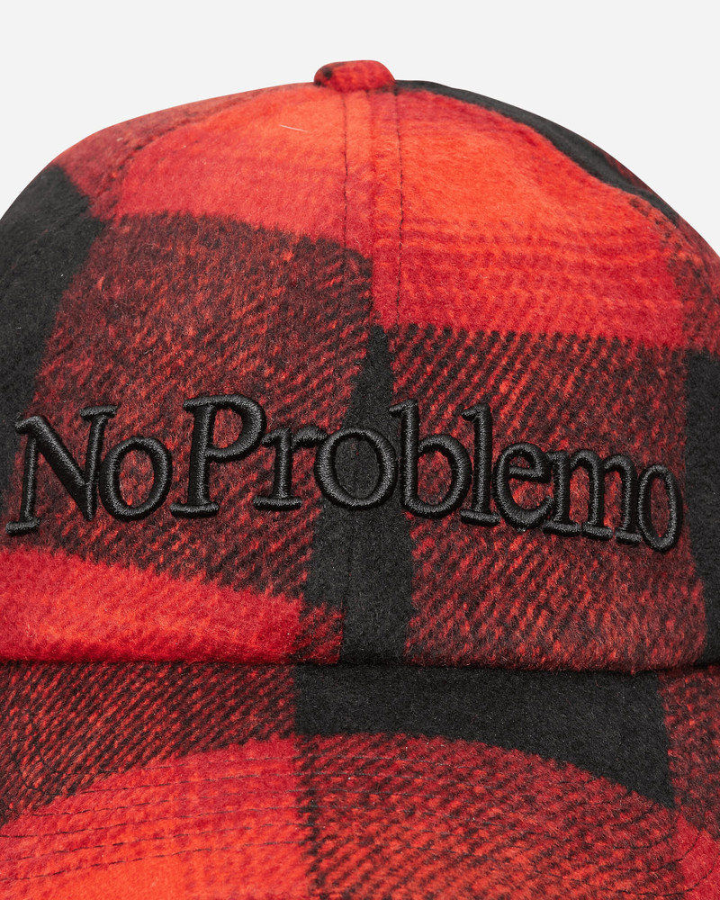 Plaid Flap Cap Red 7