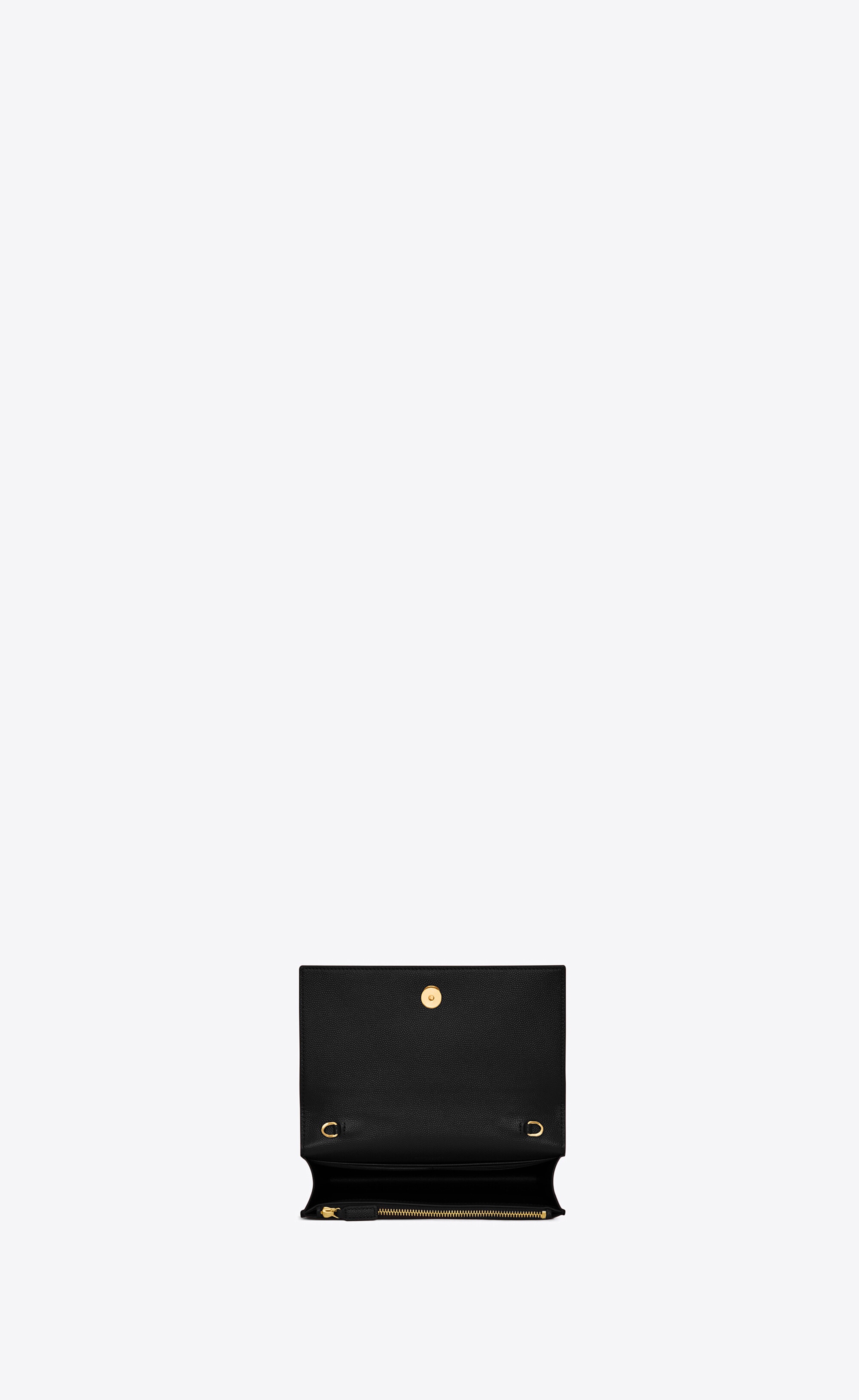 kate chain wallet with tassel in crocodile-embossed shiny leather - 10
