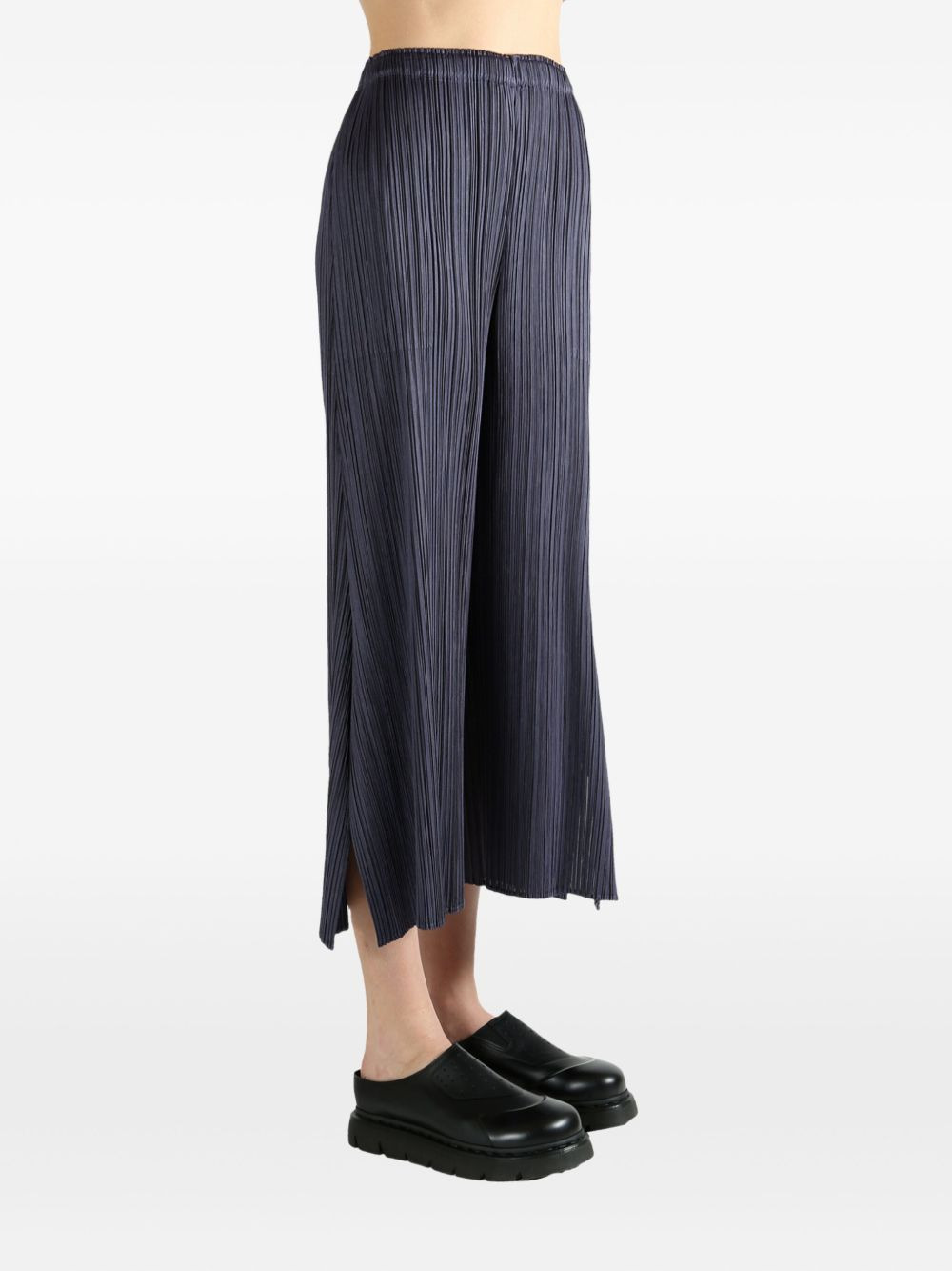 Pleats Please Issey Miyake Women Pleated Cropped Trousers - 2