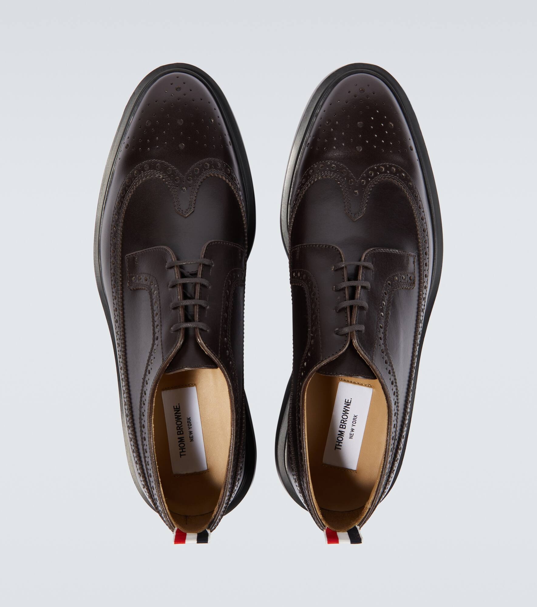 Longwing leather derby shoes - 4