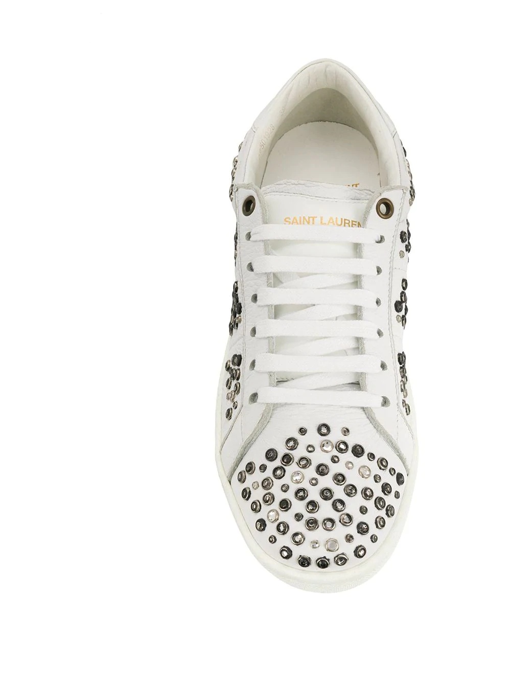 SL/01 crystal stud embellished sneakers - 4