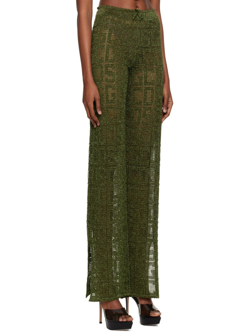 Khaki Monogram Trousers 2