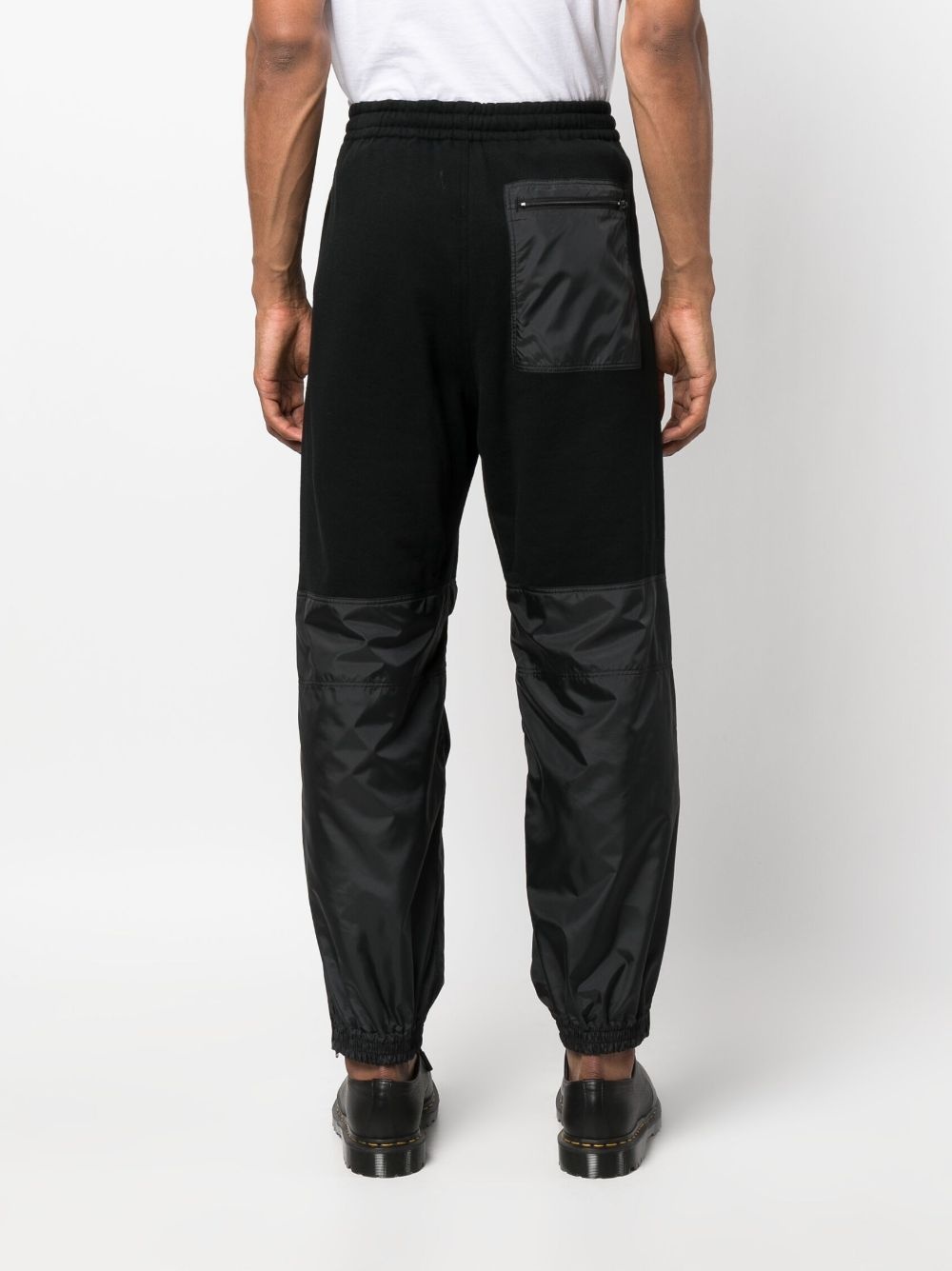 elastic-waist panelled track pants - 4