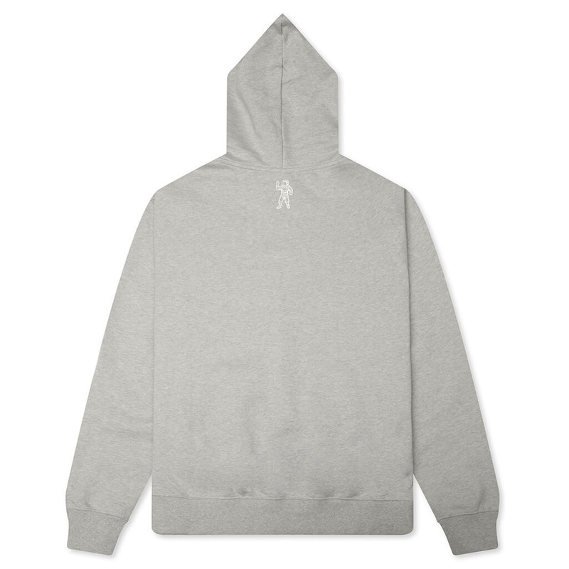 BILLIONAIRE BOYS CLUB SCRIPT ZIP HOODIE - HEATHER GREY outlook