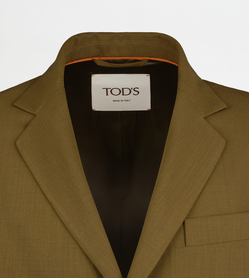 BLAZER IN WOOL - BROWN 7