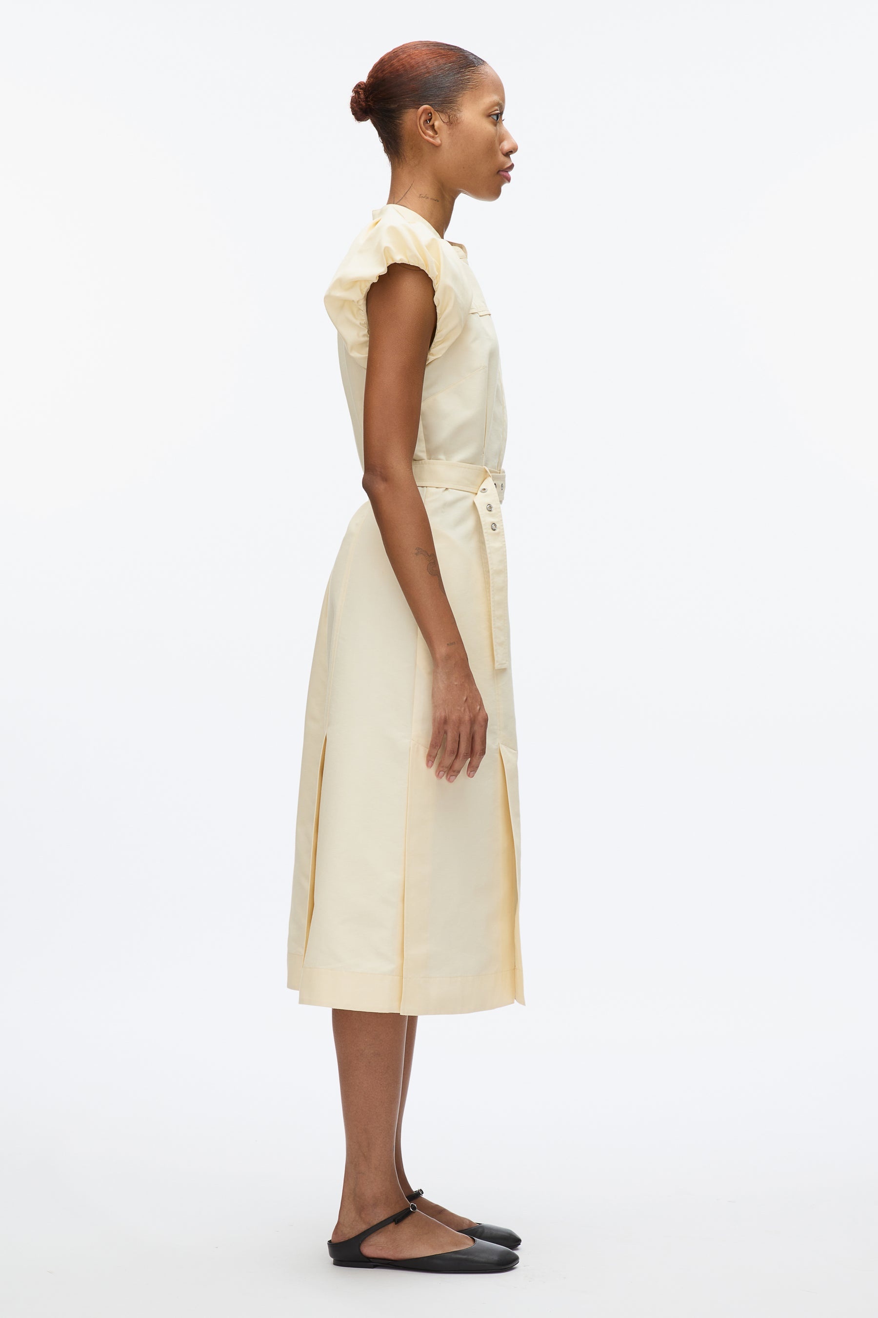 Cloud Sleeve Shirt Dress - 4