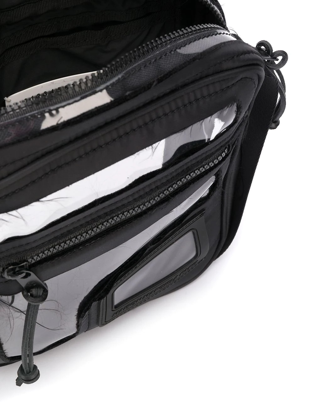 clear panel messenger bag - 5