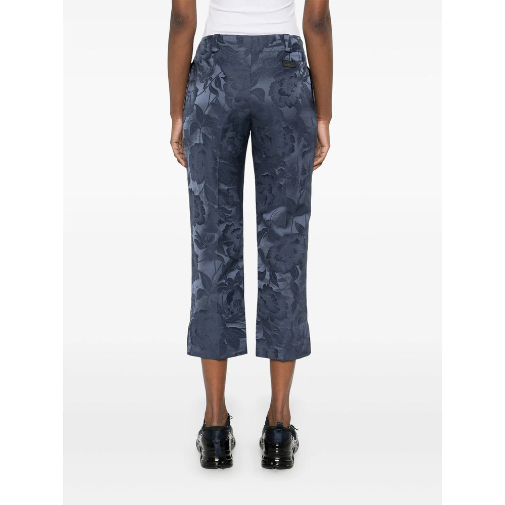 Kenzo Blue Trousers - Straight Trousers Women - 3