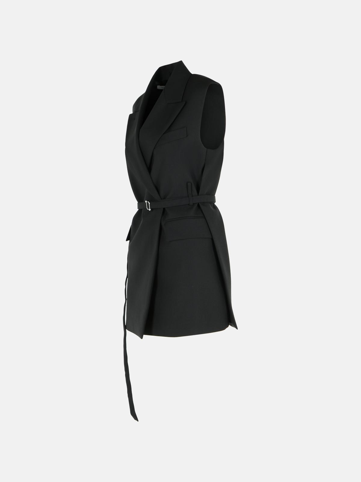 'CIURMA' BLACK VIRGIN WOOL BLAZER - 2