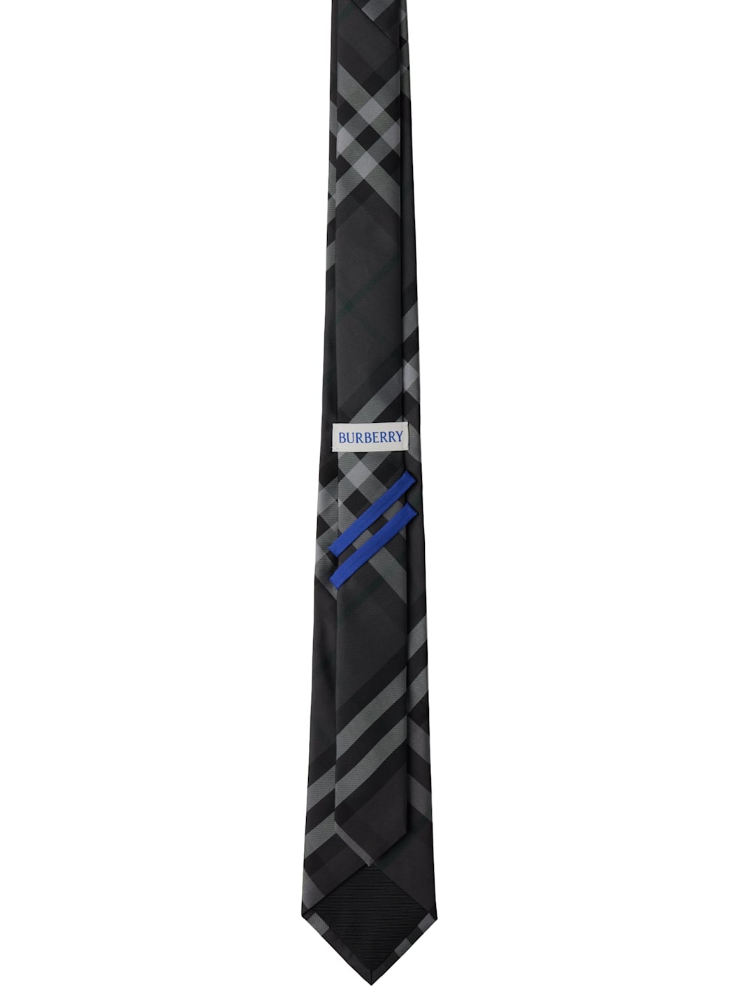 Gray Check Silk Tie - 2