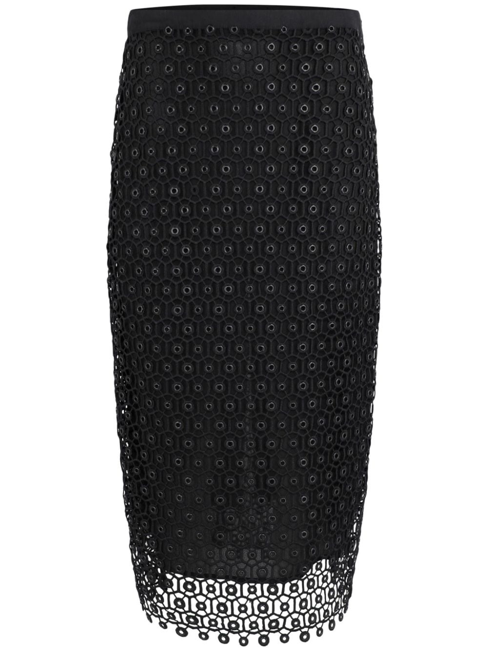 Karolina open-knit midi skirt - 1