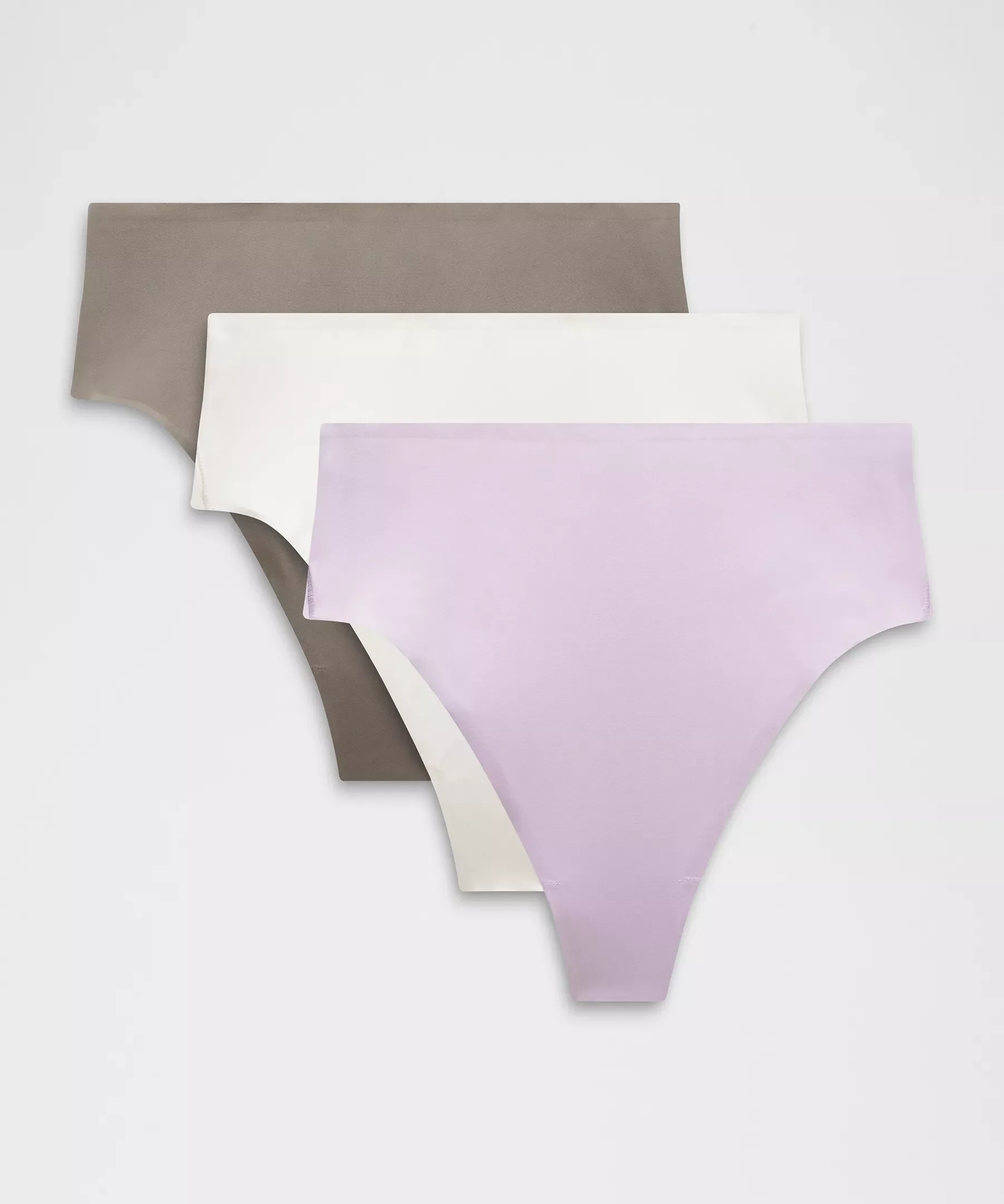 Wundermost Ultra-Soft Nulu High-Waist Thong Underwear *3 Pack - 1